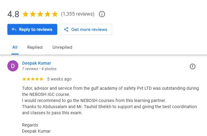 NEBOSH Training